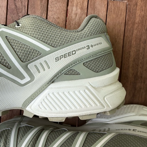 Salomon Speedcross 3 Olive Trail Shoes - Picture 3 of 7